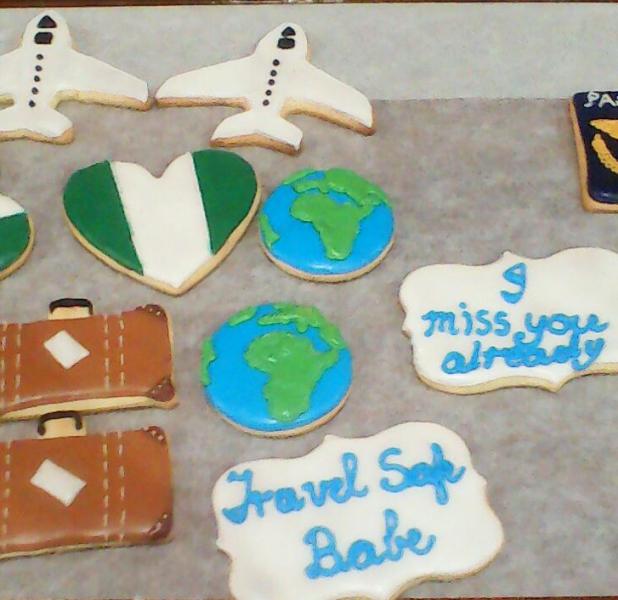 Bon voyage cookie set